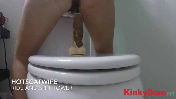 HotScatWife (RIDE and SHIT TOWER - FullHD 1080p) [mp4 / 1.22 GB]