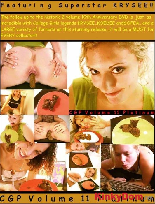 Paige, Koedee, Sofea, Annah, Mercedes, Mycah (College Girls Pooping 11 - DVDRip) [avi / 700 MB]