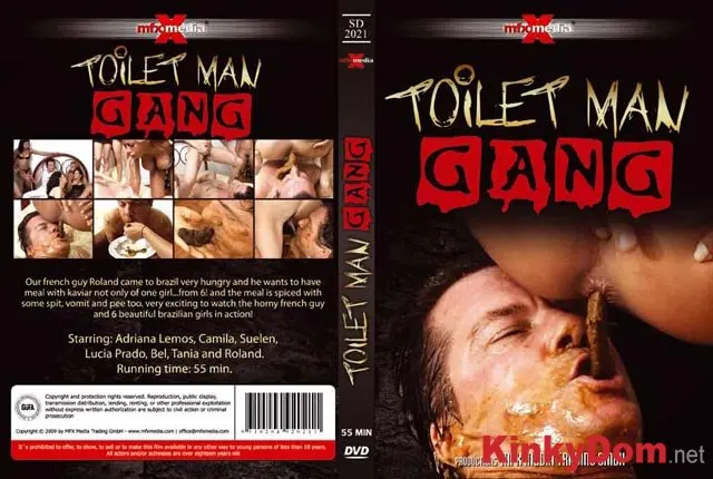 Adriana, Camila, Suelen, Lucia, Bel, Tania and Roland ([SD-2021] - Toilet Man Gang - SD) [avi / 578 MB] - Scat Download