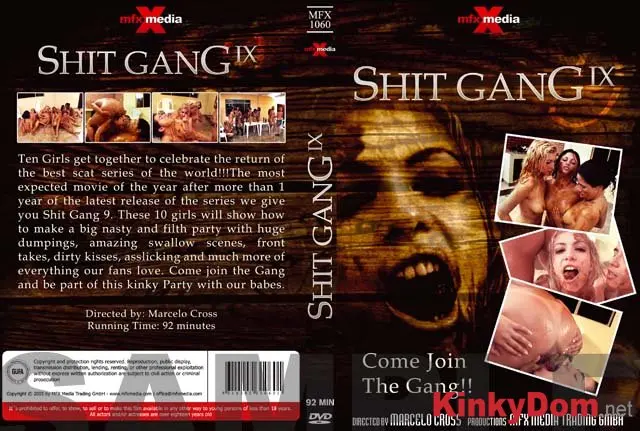 Diana, Bel, Perla, Cristina, Victoria, Raquel, Milly, Ravana, Iris, Darla (MFX-1060 Shit Gang 9 - DVDRip) [mpg / 356 MB] - Scat Download