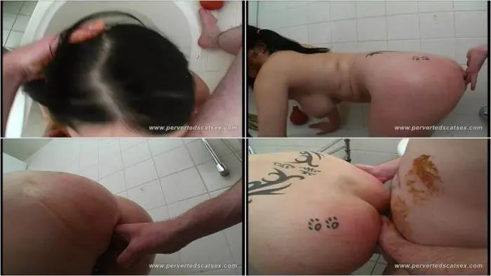 HotDirtyIvone (PERVERTEDSCATSEX BROWN BLOW-JOB SHIT - HD 720p) [MPEG-4 / 256 MB] - Scat Download