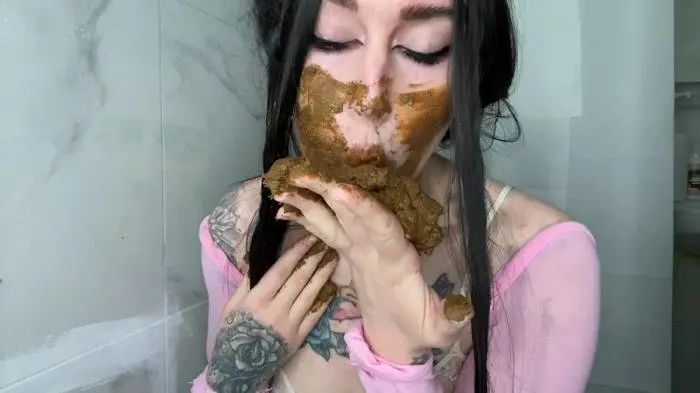 ShitGirl (Hot Creepy Scat Girl Milky Puking - UltraHD 4K) [mp4 / 385 MB] - Scat Download