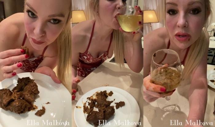 Ella Malova (Scat Ella - Eating drinking Scat, Pee and Vomit - UltraHD 2K) [mp4 / 911 MB]