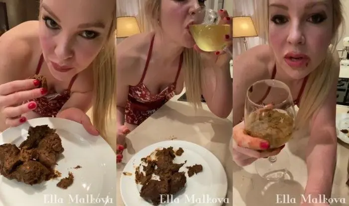 Ella Malova (Scat Ella - Eating drinking Scat, Pee and Vomit - UltraHD 2K) [mp4 / 911 MB] - Scat Download