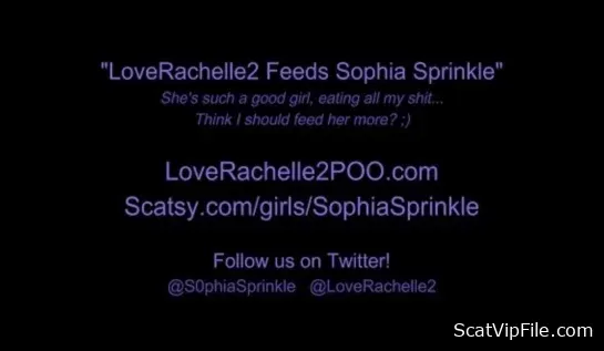 LoveRachelle2 , Sophia Sprinkle (LoveRachelle2 Feeds Sophia Sprinkle - 4K UHD) [mp4 / 2.58 GB]
