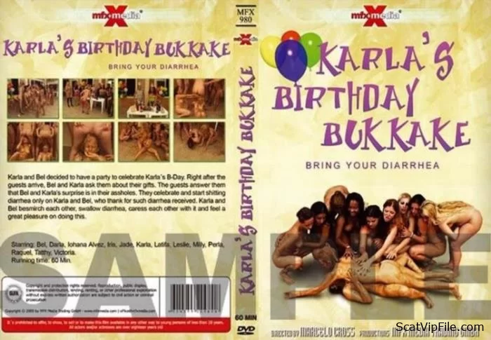 Karla, Bel (Karla's Birthday Bukakke - Bring Your Diarrhea - DVDRip) [mpg / 446.2 MB]