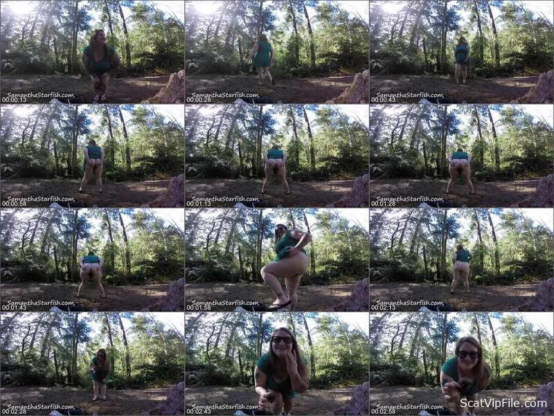 Samantha Starfish (Poo Fun In The Woods! - FullHD 1080p) [mp4 / 696.13 MB] screenshot