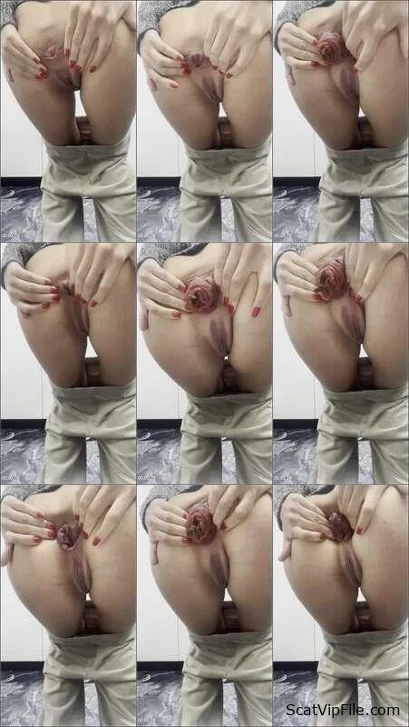 Rosemia (Dirty anal prolapse at office bath - HD 720p) [mp4 / 11.64 MB]