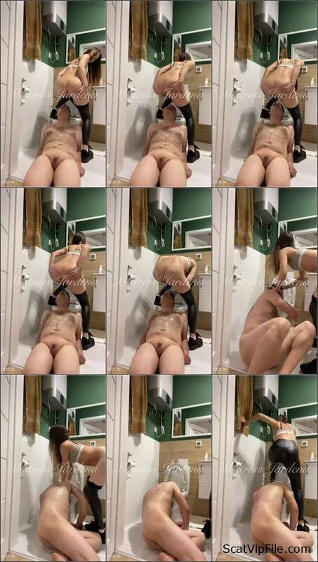 Mistress Jardena (Dirty bitch was humiliated in the bowl - SiteRip) [mp4 / 7.98 MB] screenshot