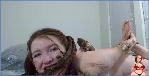 Scat Porn: Smearing Fun with GingerCris in Filthy Funtime with Daddy Scat - Scat Download