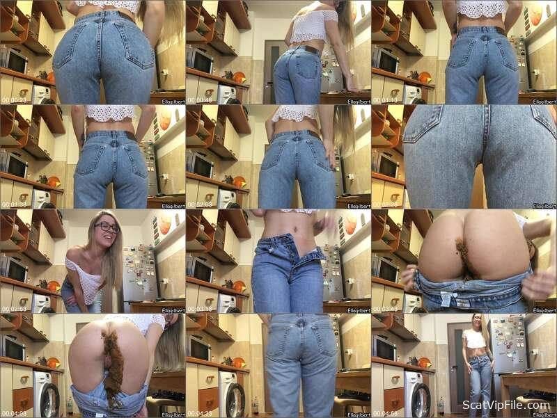 Scat Porn: Diana Spark Smearing and Shitting in Vintage CK's Video screenshot