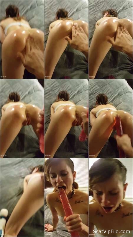 LilbuttLex in Asshole Spanking and Dildo Ass to Mouth Scat Clip screenshot