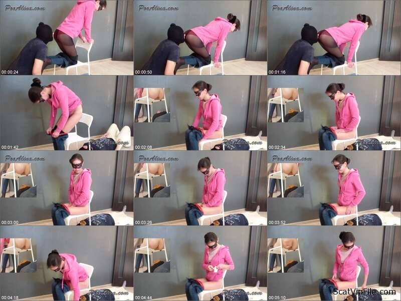 PooAlina's rough Scat vid: Pooping in Mouth Toilet Slave screenshot