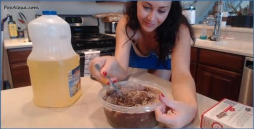 Alexa Bakes Inch Turd Brownies with Real Scat Action - Scat Download