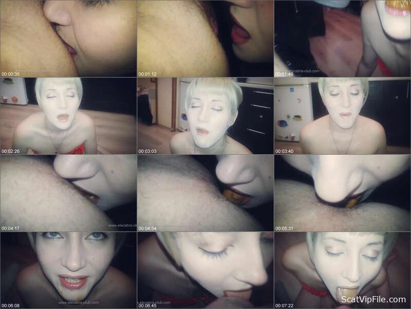 Scat Porn with Elecebra: Heavy Shitting and Pissing in Rainy Morning Video screenshot