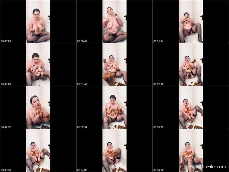 Layla Lee Goes Nasty with Real Shit Eating in Fishnets and Foot Rubs screenshot