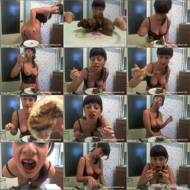 Santara Delivers Hardcore Scat and Shit Eating in Poo Breakfast screenshot