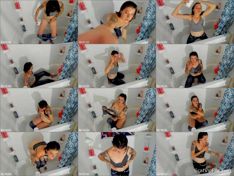 Scat Porn Missellie Toilet Slave Clip with Heavy Verbal Humiliation screenshot