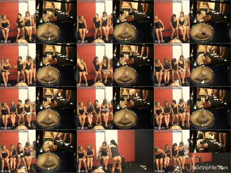 Stupid Slaves in Hardcore Spanish Scat with Vomit and Farting screenshot
