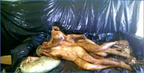 AstraCelestial in dirty Lesbian Scat and Vomit romp - Scat Download