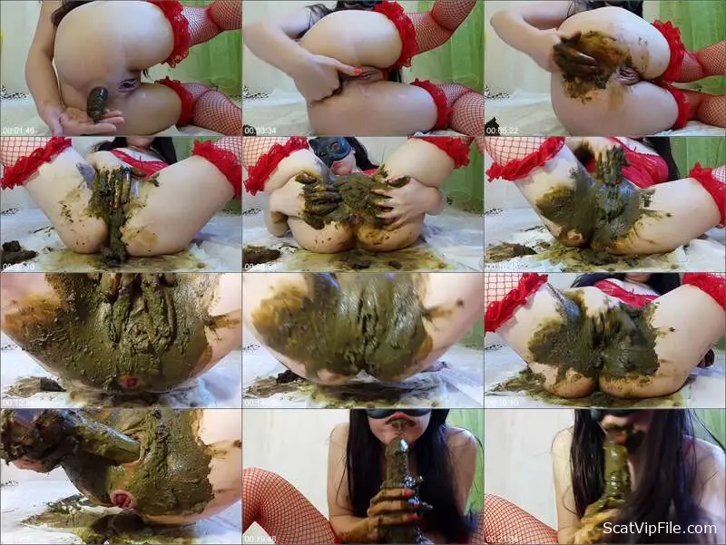 Anna Coprofield's Shit Filled Pussy Delivers rough Scat show screenshot