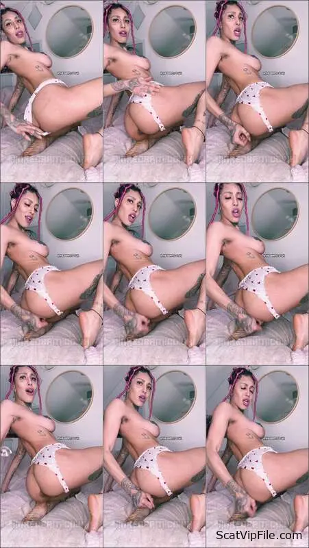Inked Bambi's Dirty Kaviar Anal Clip with Messy Shit 💩 screenshot