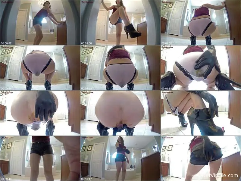 Alexa in Wild Scat Clip in Dirty Leather screenshot
