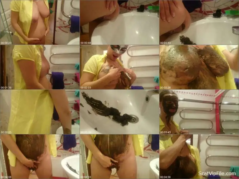 Brown Wife Smears Shit in The Sink screenshot