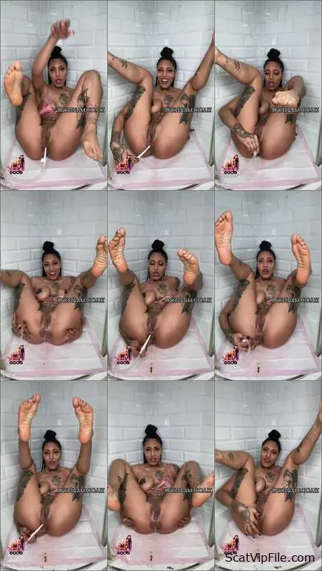Inked Bambi's Wild Shitty Enema with Heavy Anal Action screenshot
