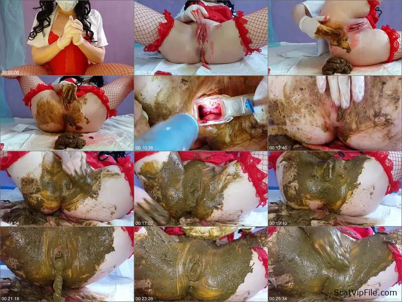 Anna Coprofield in Period Speculum action with Scat and Filled Pussy screenshot