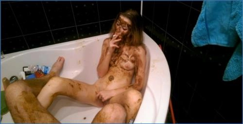 AstraCelestial Goes Nasty in Extreme SCAT VIRGINITY Loss Part 3 with Real Shitting and Smearing - Scat Download