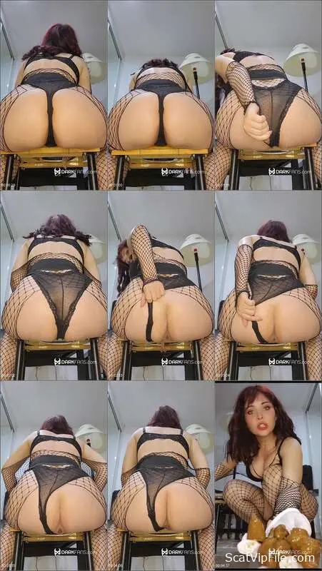 Domina Marbella drops a wild scat clip in Toilet POV with heavy scat screenshot