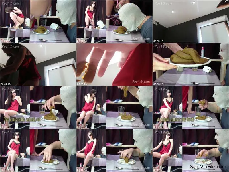MilanaSmelly Shit Eating Pooping Clip from Scat-Shop screenshot