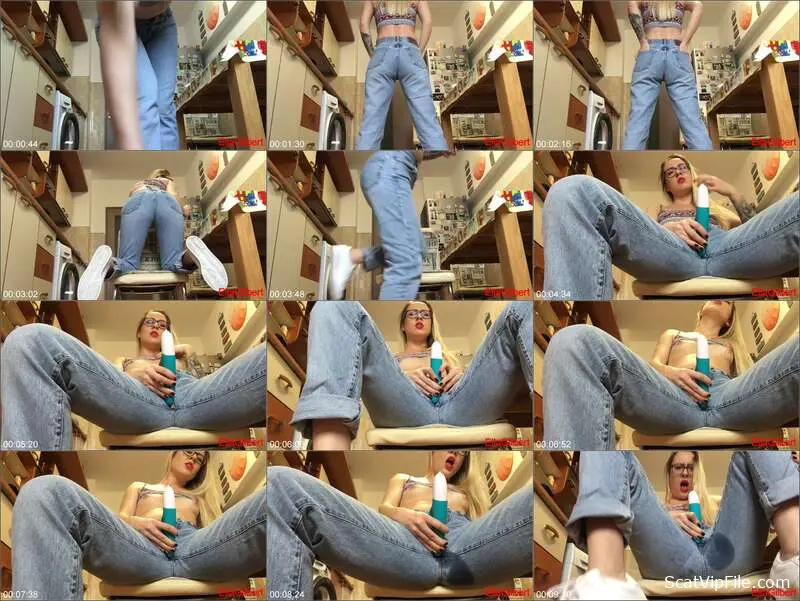 Josslyn Kane's Wild Clip: Shitting and Cuming in CK Jeans screenshot