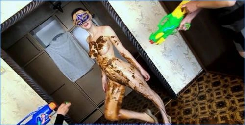 ModelNatalya94 Pissing and Scat Play in Dirty Toilet - Scat Download