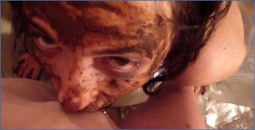 AstraCelestial's Extreme Filthy Scat Threesome with Pissing and Shit Eating - Scat Download