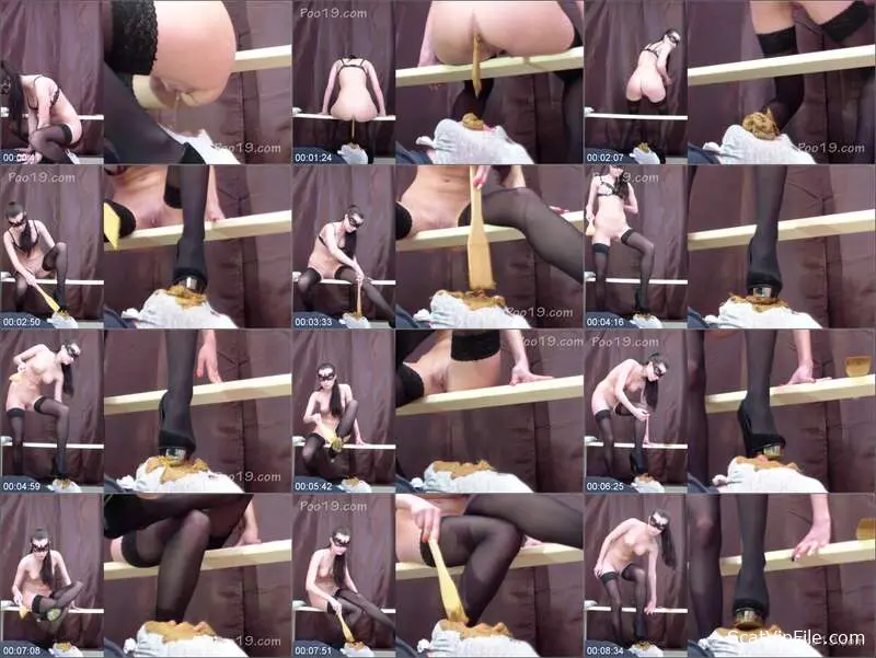 Milana Smelly's Hardcore Farting and Scat Smearing fest screenshot