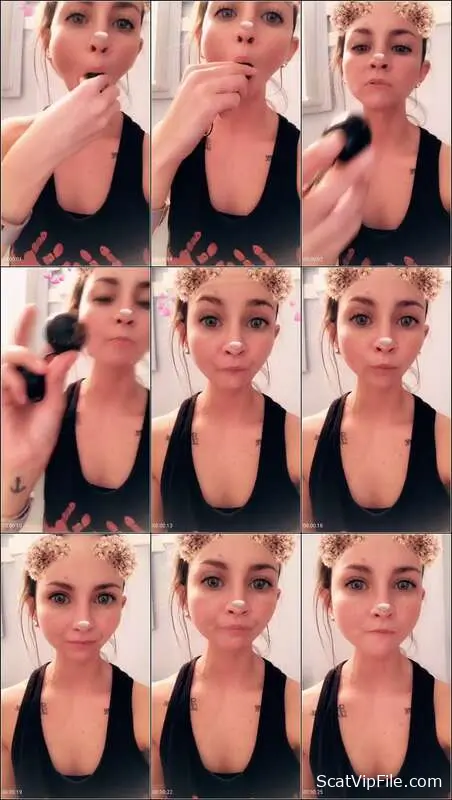 LilbuttLex Shocks in Licking My Anal Beads Clean 8 Scat Clip screenshot