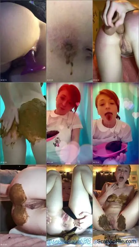 Sexandcandy18 Delivers Hardcore Peeing and Scat Fetish in FullHD Video screenshot