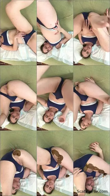 Emily Milk's Hardcore Pooping and Smearing in Three Day Load Falling Down On Me screenshot