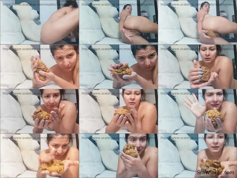 Valeria Gz in Valentynexx- Watch Half Soft and Hard Poo Action 💩 screenshot