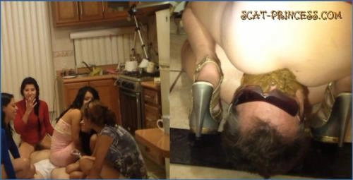 Sofia's Dirty Feeding and Scat Abuse in the Kitchen - Scat Download