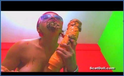 Hardcore Scat and Piss Fetish with Doll Featuring Big Dildo and Shit Eating - Scat Download