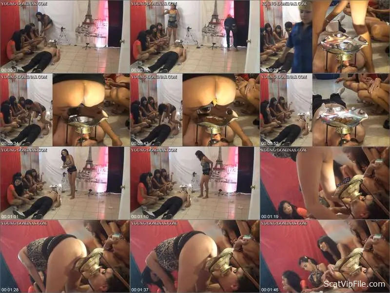 Stupid Slaves in Hardcore Scat and Peeing Fetish in Spanish Dep Scat Video screenshot