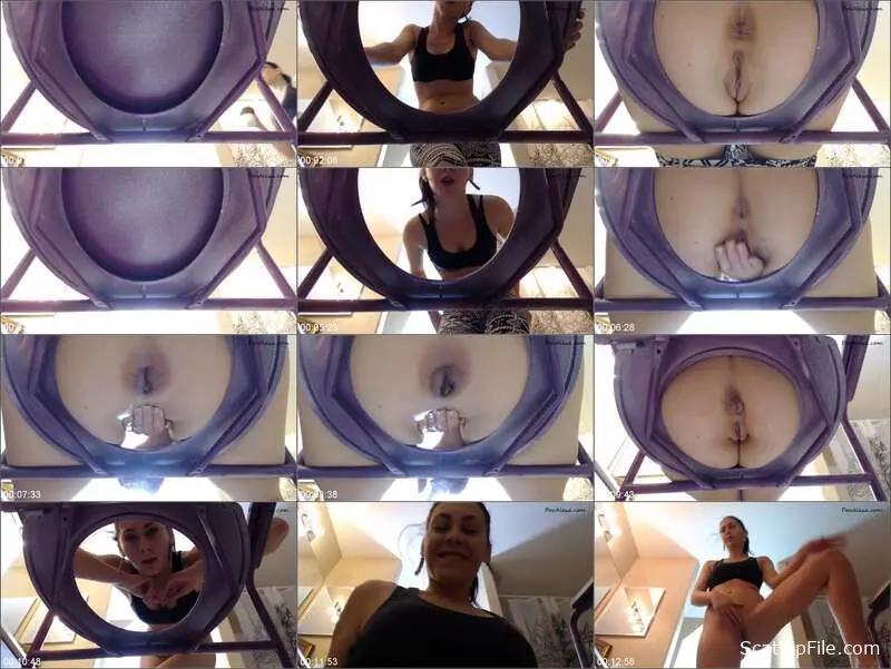 Jessica Valentino Smears Poop in Poo Alexa Toilet Domination Video screenshot