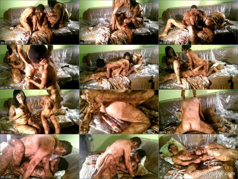Scat Porn- AstraCelestial Lesbian Extreme Scat Orgy Part 6 screenshot