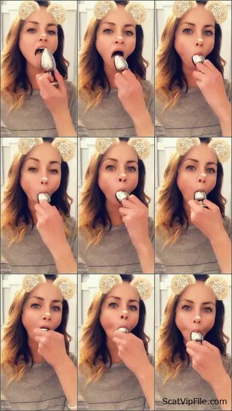 LilbuttLex in Real Ass to Mouth and Pooping Action Licking Butt Plug Clean screenshot