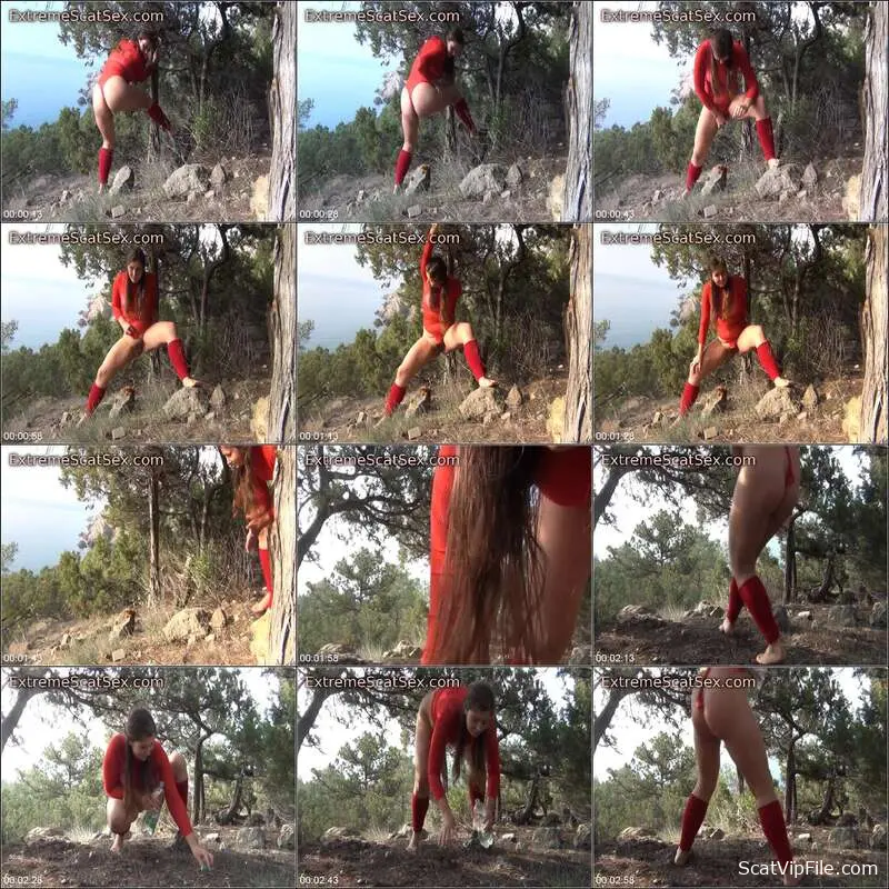 Nadya Defecates Outdoors in Full-On Natural Poop Run - Scat/Copro screenshot