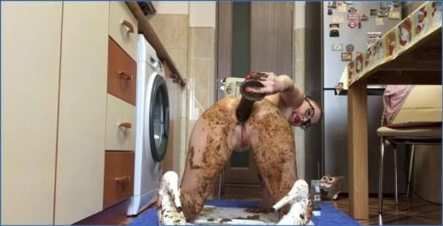Ella Gilbert Defecates on Camera with Dildo and Diarrhea in POV Action - Scat Download