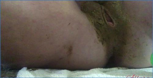Allura Pregnant and Busty in BBW Scat Porn - Plastic Toy Shitty - Scat Download